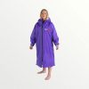 dry robe long sleeve purple