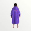 dry robe long sleeve purple