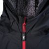 VAST change robe black hood closeup