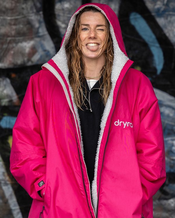 dryrobe advance hot pink change robe female