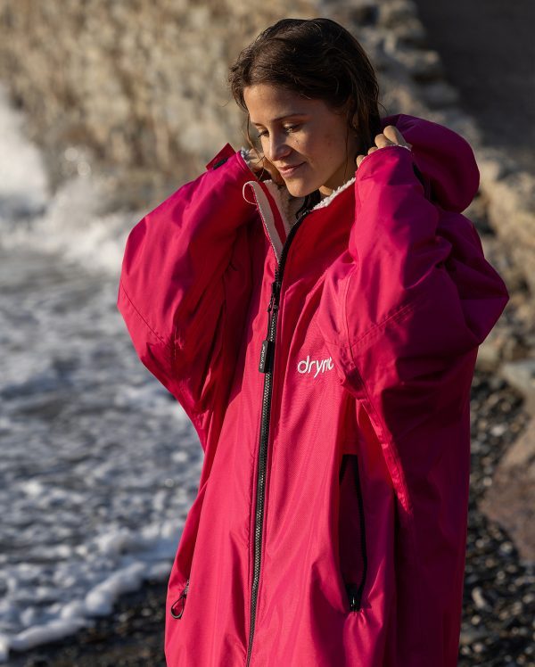 dryrobe advance hot pink change robe